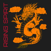 Artistshot Hot Trend Rising Spirit Orange Dragon Classic T-shirt | Artistshot