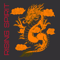 Artistshot Hot Trend Rising Spirit Orange Dragon Vintage Hoodie | Artistshot