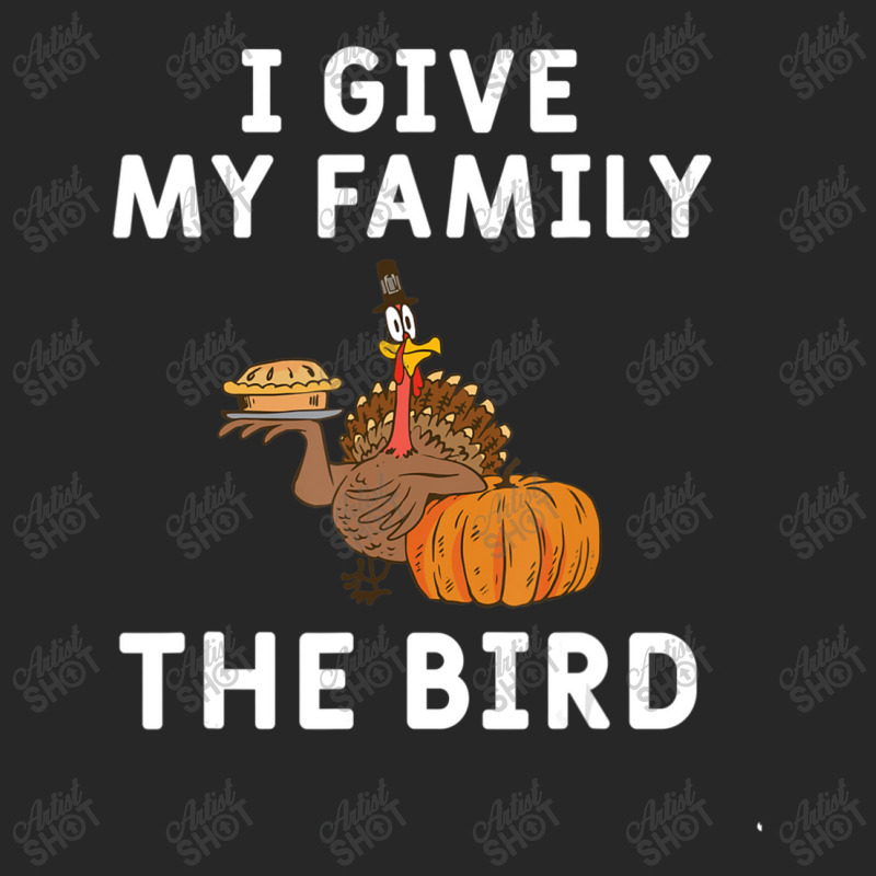 I Give My Family The Bird Turkey Joke Thanksgiving Season Men's T-shirt Pajama Set | Artistshot