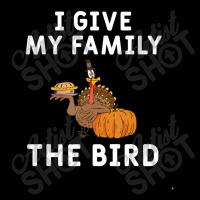 I Give My Family The Bird Turkey Joke Thanksgiving Season Men's 3/4 Sleeve Pajama Set | Artistshot