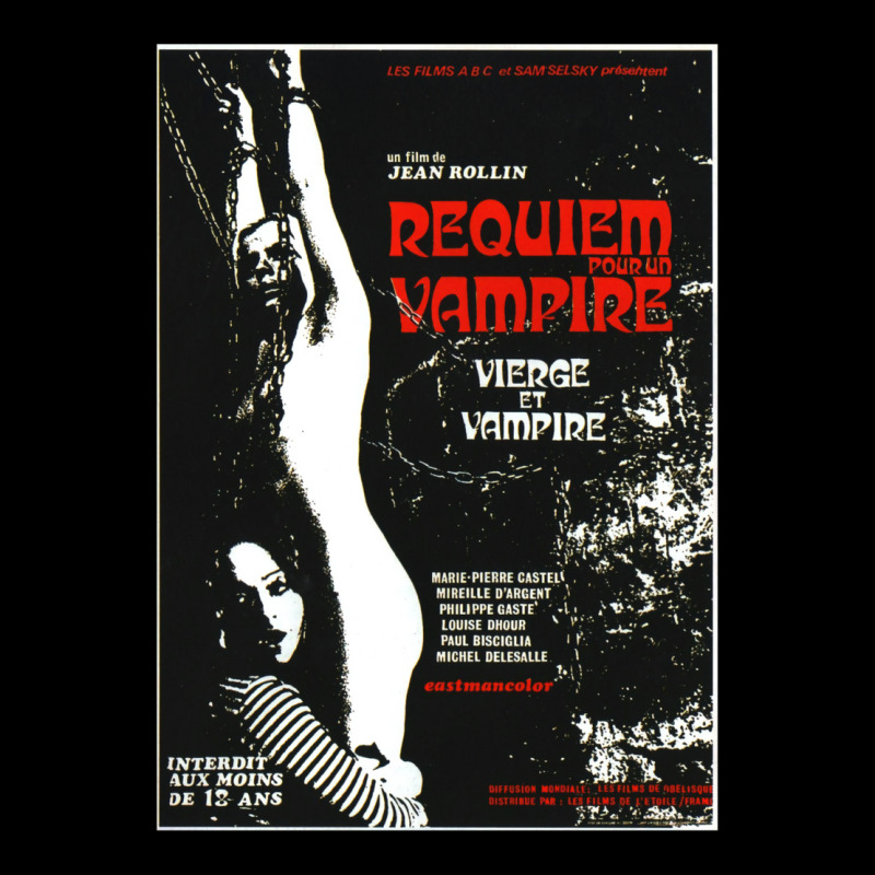 Vintage Movie Poster Horror   Retro Terror Vampire Requiem V-neck Tee | Artistshot