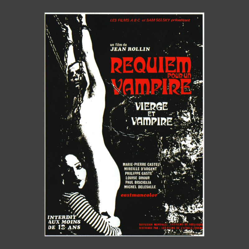 Vintage Movie Poster Horror   Retro Terror Vampire Requiem Vintage T-shirt | Artistshot