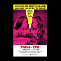 Vintage Movie Poster Horror Art Twins Of Evil Zipper Hoodie | Artistshot