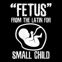 Womens Fetus Latin For Small Child V Neck T Shirt Maternity Scoop Neck T-shirt | Artistshot