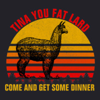 Tina You Fat Lard Come Get Some Dinner Unisex Sherpa-lined Denim Jacket | Artistshot