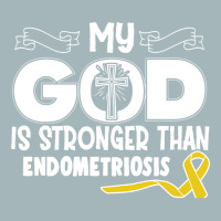 Limited Edition Endometriosis Awareness My God Is Stronger Than - In T Unisex Sherpa-lined Denim Jacket | Artistshot