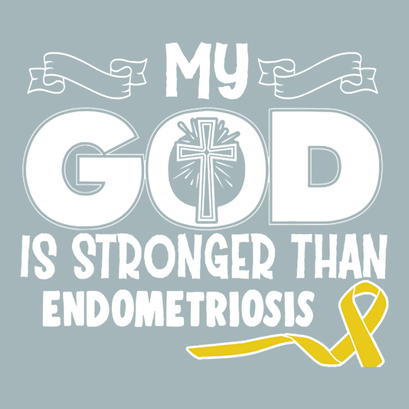 Limited Edition Endometriosis Awareness My God Is Stronger Than - In T Unisex Sherpa-lined Denim Jacket | Artistshot