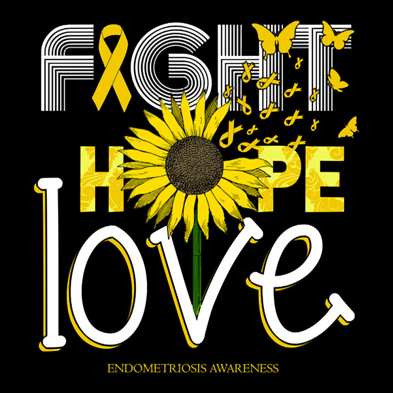 Trending Endometriosis Awareness Sunflower Ribbon Hope Love Gift Maternity Scoop Neck T-shirt by Jerhogen528 | Artistshot