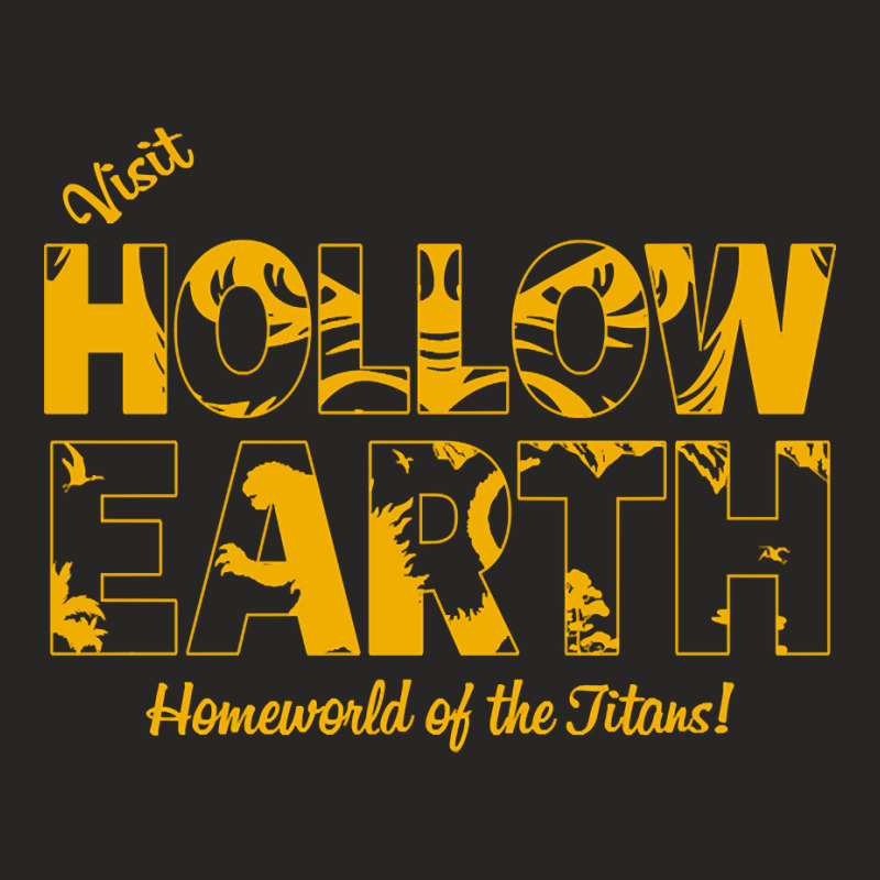 Trending Visit Hollow Earth Ladies Fitted T-Shirt by greggjvandervor | Artistshot