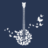 Banjo Instrument T Shirta Banjo Instrument With Beautiful Butterflies Ladies Denim Jacket | Artistshot