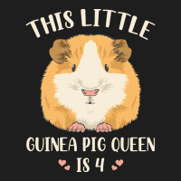 Cute Guinea Pig 4 Birthday T  Shirt Guinea Pig Quote For Your 4 Year O Classic T-shirt | Artistshot