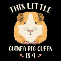 Cute Guinea Pig 4 Birthday T  Shirt Guinea Pig Quote For Your 4 Year O Long Sleeve Baby Bodysuit | Artistshot