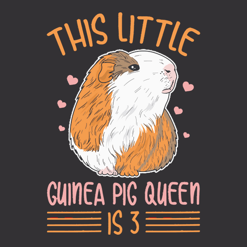 Guinea Pig 3 Birthday T  Shirt Cute Guinea Pig Design For A 3 Year Old Vintage Hoodie And Short Set | Artistshot