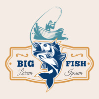 Big Fish Vector Duffel Bag | Artistshot