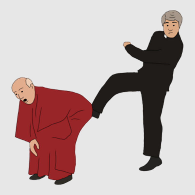 Father Ted Kicking Bishop Brennan Up The Arse Hoodie & Jogger Set | Artistshot