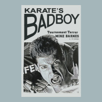 Mike Barnes   Karate's Bad Boy Poster Unisex Sherpa-lined Denim Jacket | Artistshot