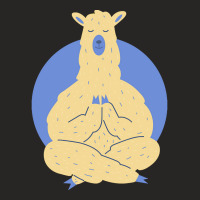 Llama Meditating T  Shirt Llama Meditating A Llama In A Yoga Pose Yoga Ladies Fitted T-shirt | Artistshot