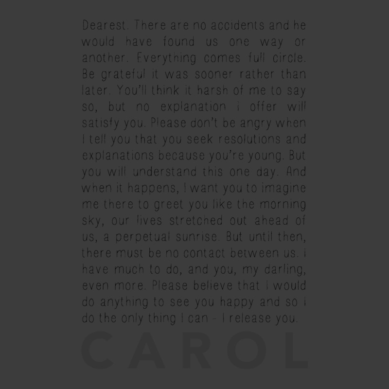 Carol (2015)   The Letter Men's Polo Shirt | Artistshot