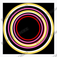 Colourful Circles On Black Colour Background T-shirt | Artistshot