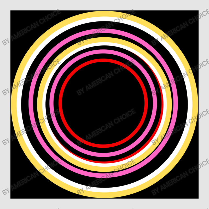 Colourful Circles On Black Colour Background Exclusive T-shirt by American choice | Artistshot