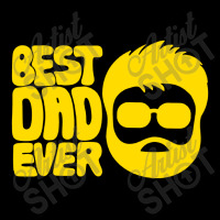 Best Dad Ever Quote Typography Lettering Youth Zipper Hoodie | Artistshot