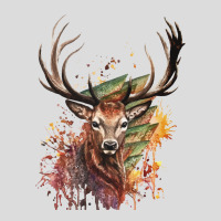 Watercolor Deer Painting Design T Shirt Men's Polo Shirt | Artistshot