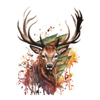 Watercolor Deer Painting Design T Shirt Crewneck Sweatshirt | Artistshot