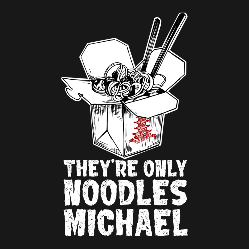 They're Only Noodles Michael Flannel Shirt | Artistshot