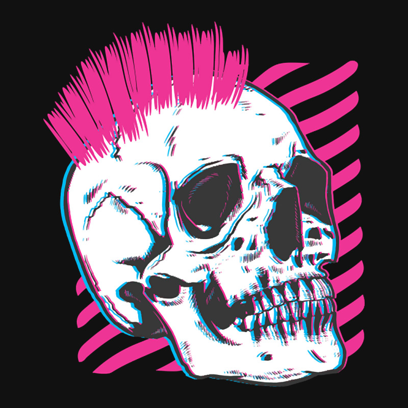 Artistshot Trending Punk Skull Glitch Graphic Youth T-shirt by lykhongduong9enev3 | Artistshot