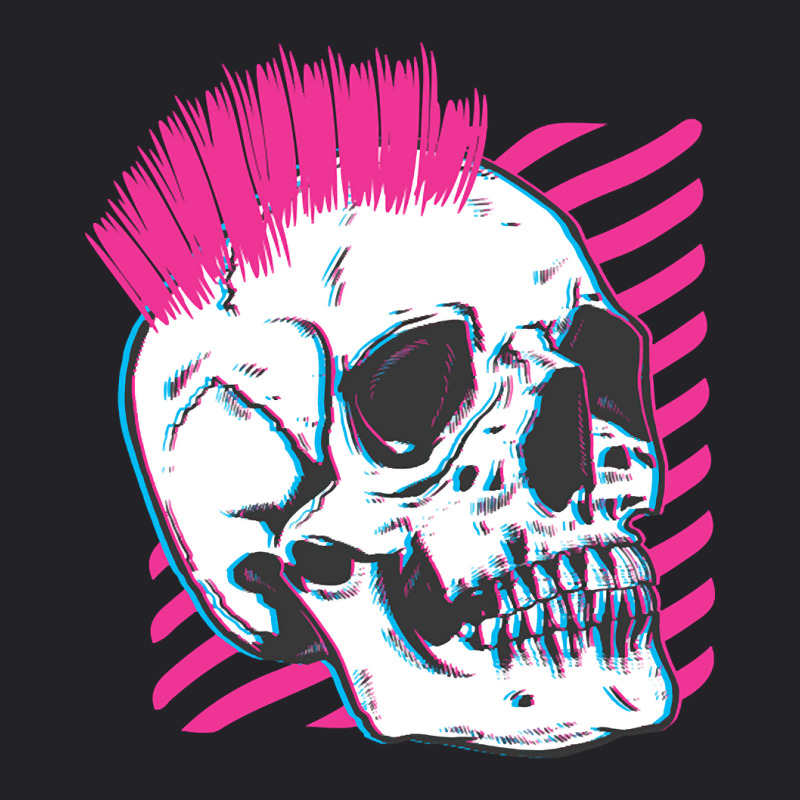 Artistshot Trending Punk Skull Glitch Youth Tee by lykhongduong9enev3 | Artistshot