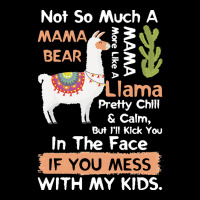 Mama Llama T  Shirt Not So Much A Mama Bear More Like A Mama Llama Pre Maternity Scoop Neck T-shirt | Artistshot