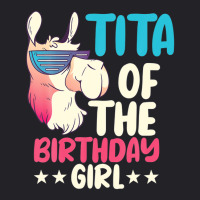 Tita Of The Birthday Girl Llama Bday Alpaca Party Youth Tee | Artistshot