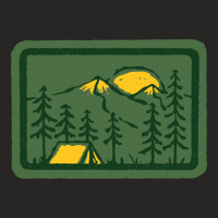 Camping Ladies Fitted T-shirt | Artistshot