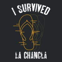 I Survived La Chancla Slippers Mexican Culture Crewneck Sweatshirt | Artistshot