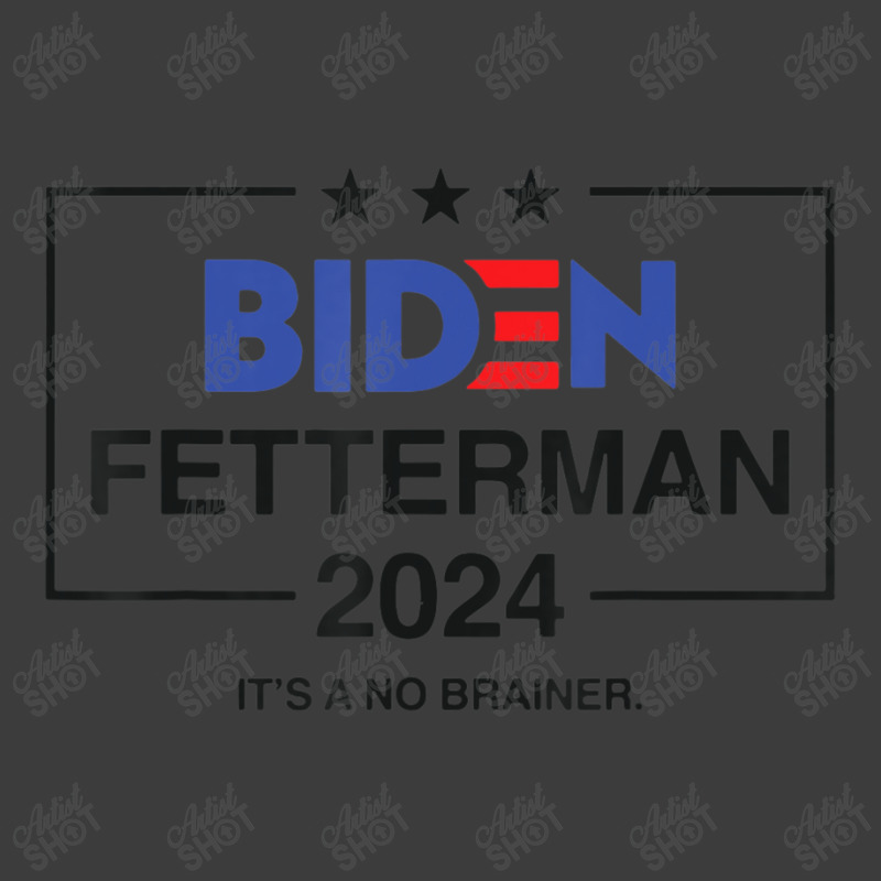 Biden Fetterman 2024 It's A No Brainer Political Men's Polo Shirt | Artistshot