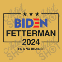 Biden Fetterman 2024 It's A No Brainer Political Vintage Hoodie And Short Set | Artistshot