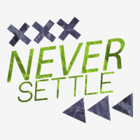 Never Settle Adjustable Cap | Artistshot