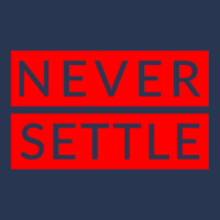 Never Settle Oneplus Red Ladies Denim Jacket | Artistshot