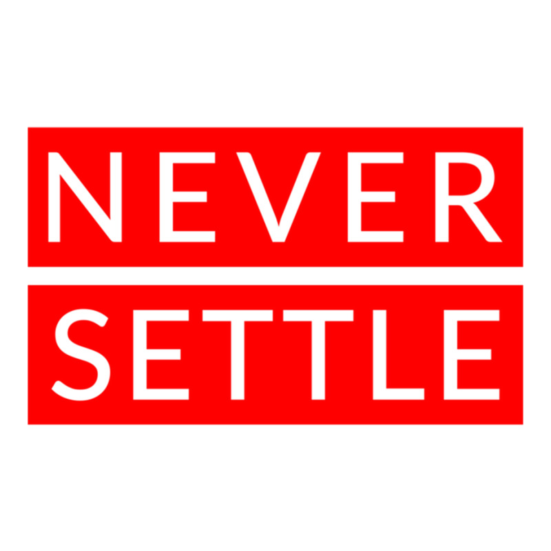 Never Settle Oneplus Red Crop Top by STEVEHICKS | Artistshot