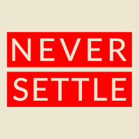 Never Settle Oneplus Red Cropped Hoodie | Artistshot