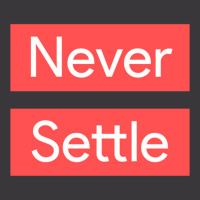 Never Settle Red Ladies Curvy T-shirt | Artistshot