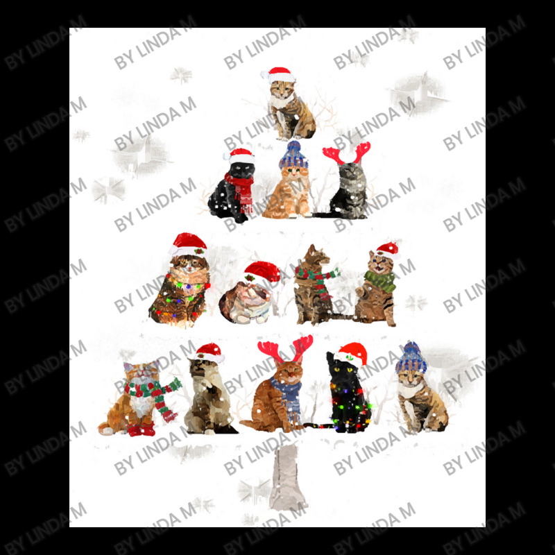 Cat Christmas Lovely Cats Christmas Tree Costume Lightweight Hoodie | Artistshot