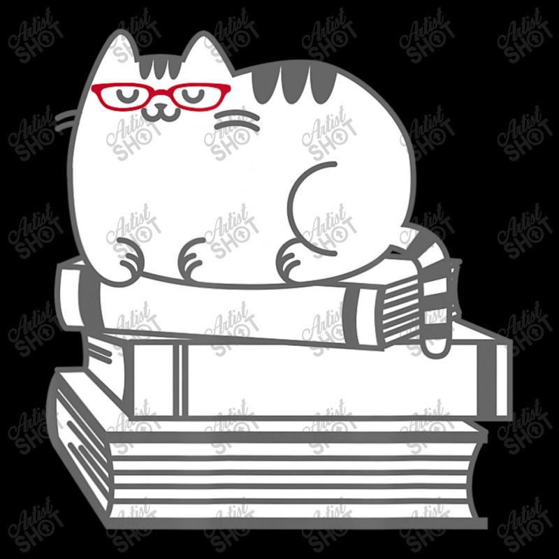 Cute Book Nerd Cat Nerdy Kitten Adjustable Cap by thanhtran | Artistshot