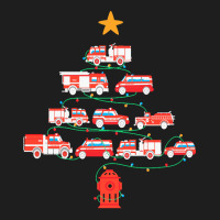 Firefighter Christmas Gifts T  Shirt Firefighter Christmas Tree Fire D Classic T-shirt | Artistshot