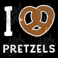 I Love Pretzels Food Quote For Pretzel Day Youth Hoodie | Artistshot