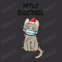 Meowy Christmask Cute Christmas Ca Vintage Hoodie | Artistshot