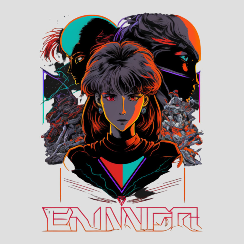 Neon Genesis Evangelion Retro Vintage 50 V-neck Tee | Artistshot