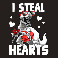 Limited Edition Valentines Day Trex Lover I Steal Hearts For Boys For Tank Top | Artistshot