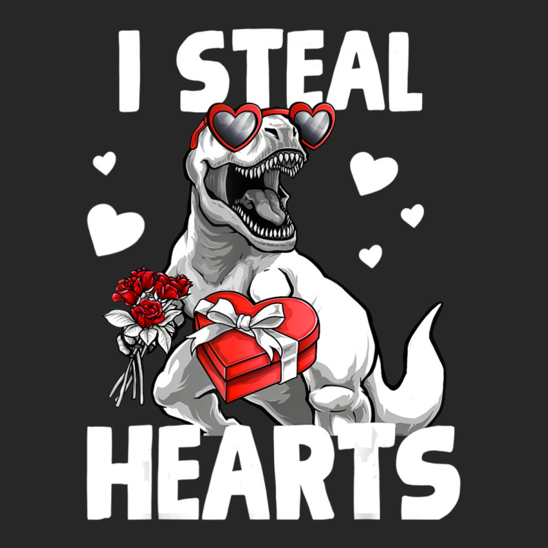 Limited Edition Valentines Day Trex Lover I Steal Hearts For Boys For Men's T-shirt Pajama Set | Artistshot