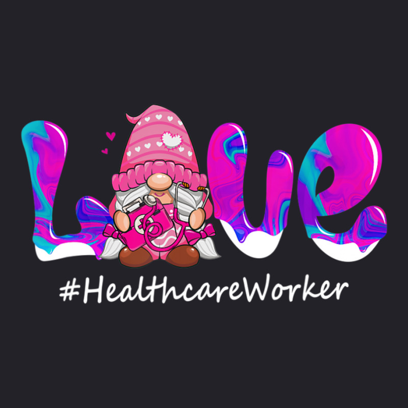 Trending Valentines Day Gnome Love Healthcare Worker Nurse Unisex Sherpa-lined Denim Jacket | Artistshot